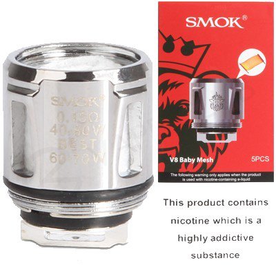 Smok V8 Baby Mesh Replacement Vape Coil - Smok V8 Baby Mesh Replacement Vape Coil - Vape Fast UK