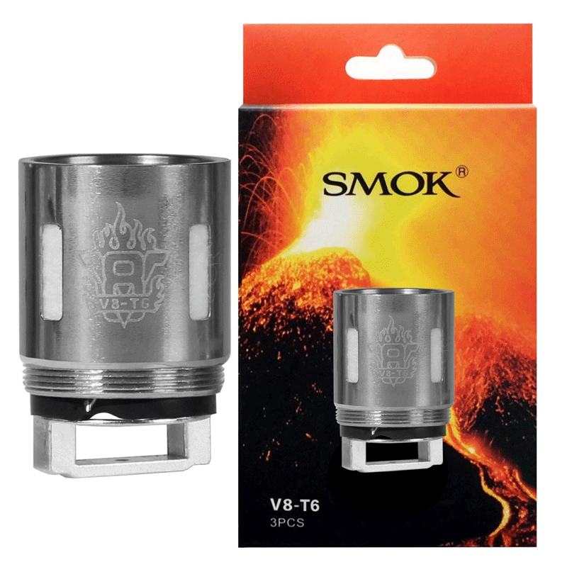 Smok V8 X - Baby T6 Replacement Vape Coils - Smok V8 X - Baby T6 Replacement Vape Coils - Vape Fast UK