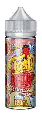 Strawberry Pineapple Ice Shortfill Eliquid By Tasty Fruity 100ml - Strawberry Pineapple Ice Shortfill Eliquid By Tasty Fruity 100ml - Vape Fast UK