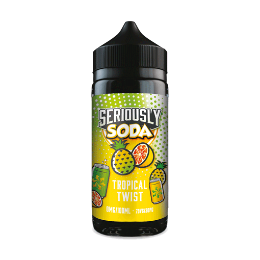 Tropical Twist E - liquid Shortfill By Seriously Soda 100ml - Tropical Twist E - liquid Shortfill By Seriously Soda 100ml - Vape Fast UK