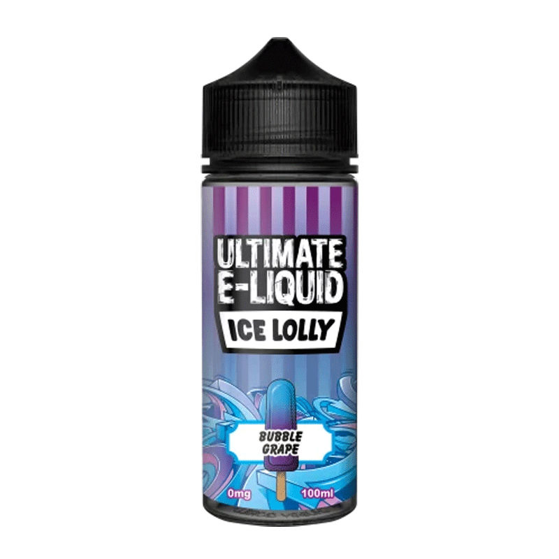 Uj Ice Lolly Bubble Grape Short Fill E Liquid 100ml - Uj Ice Lolly Bubble Grape Short Fill E Liquid 100ml - Vape Fast UK