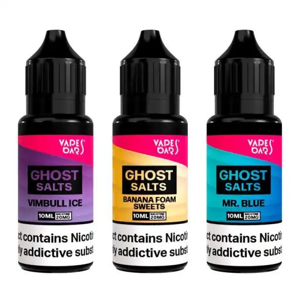 Vapes Bar Ghost Salts 10ml Nic Salt E - liquid Pack of 10 - Vapes Bar Ghost Salts 10ml Nic Salt E - liquid Pack of 10 - Vape Fast UK