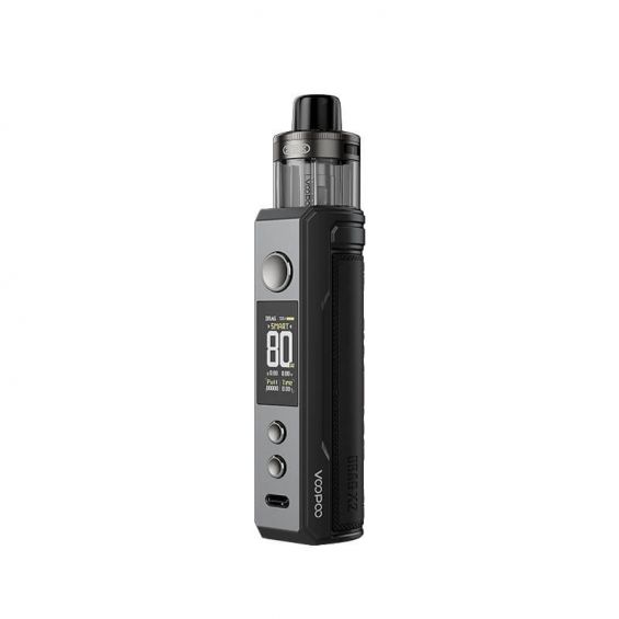 Voopoo Drag X2 Pod Vape Kit Device - Voopoo Drag X2 Pod Vape Kit Device - Wolfvapes.co.uk - Grey Metal - Vape Fast UK