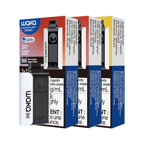 WAKA SoPro 10000 Disposable Vape Device 10x Multipack - 18MG - WAKA SoPro 10000 Disposable Vape Device 10x Multipack - 18MG - Vape Fast UK