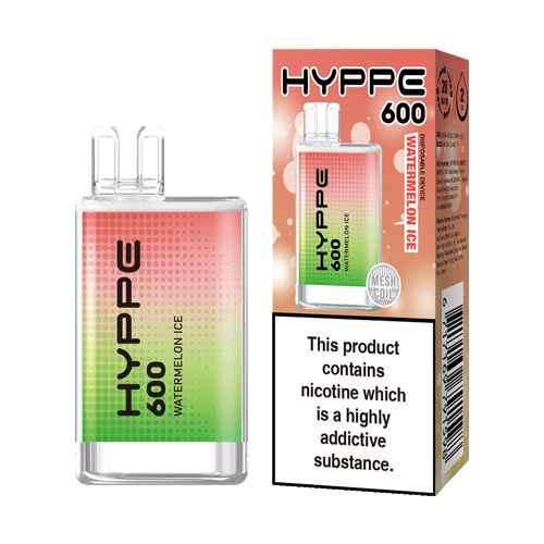 Watermelon Ice Hyppe 600 Disposable Vape Device - 20MG - Watermelon Ice Hyppe 600 Disposable Vape Device - 20MG - Vape Fast UK