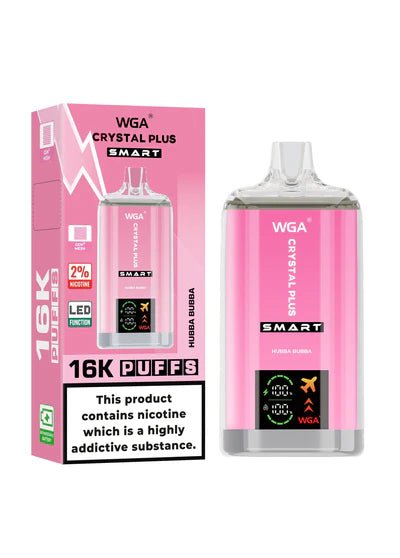 WGA Crystal Plus Smart 16000 + Puffs Disposable Vape - Box of 10 - WGA Crystal Plus Smart 16000 + Puffs Disposable Vape - Box of 10 - Vape Fast UK