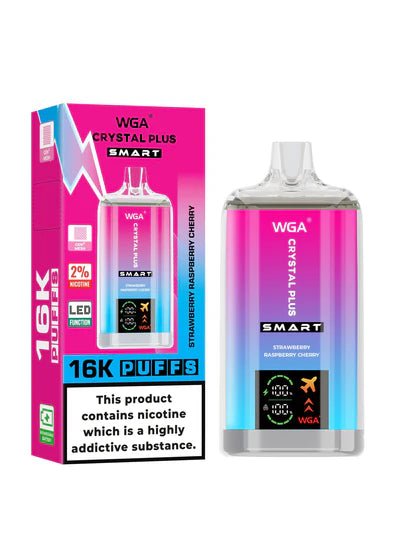 WGA Crystal Plus Smart 16000 + Puffs Disposable Vape Pod Device - WGA Crystal Plus Smart 16000 + Puffs Disposable Vape Pod Device - Vape Fast UK