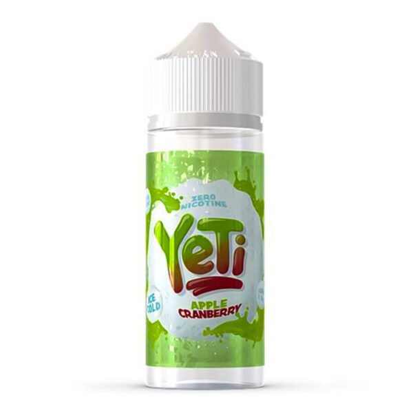 Yeti Apple Cranberry Short Fill E Liquid 100ml - Yeti Apple Cranberry Short Fill E Liquid 100ml - Vape Fast UK