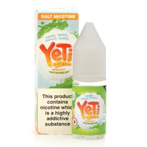 Yeti Apricot Watermelon Nic Salt 10ml - Yeti Apricot Watermelon Nic Salt 10ml - Vape Fast UK