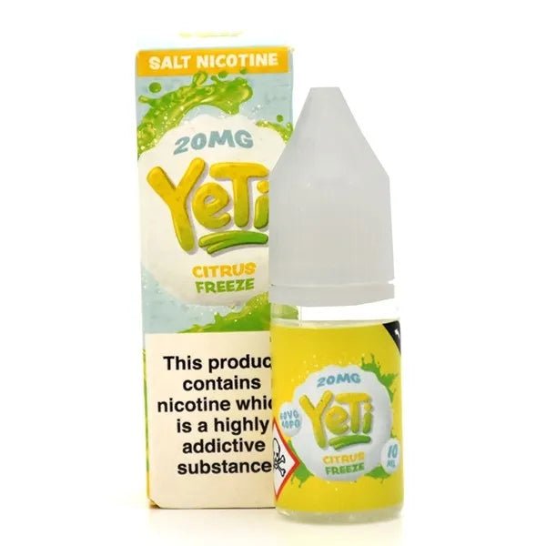 Yeti Citrus Freeze Nic Salt 10ml - Yeti Citrus Freeze Nic Salt 10ml - Vape Fast UK