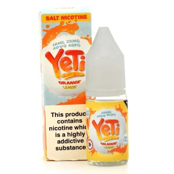 Yeti Orange Lemon Nic Salt 10ml - Yeti Orange Lemon Nic Salt 10ml - Vape Fast UK