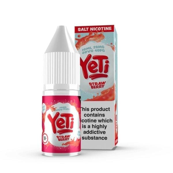 Yeti Salt - Strawberry 10ml - Yeti Salt - Strawberry 10ml - Vape Fast UK