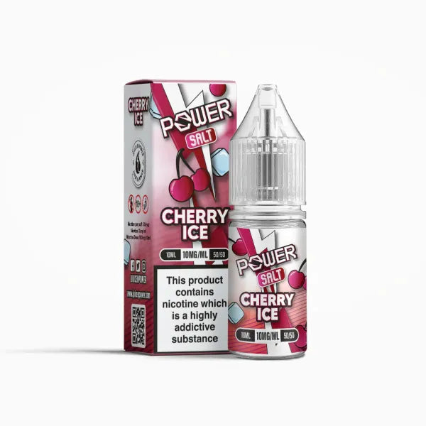 Juice N Power Cherry Ice Nic Salt E-Liquid 10ml