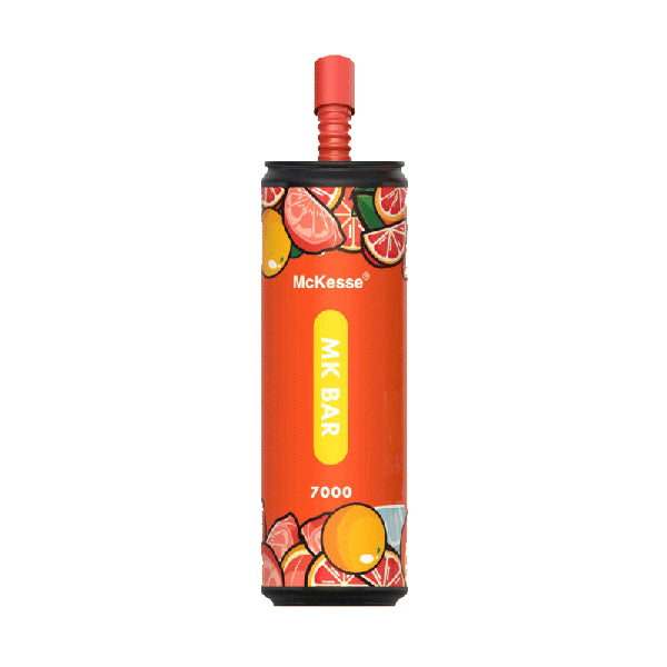 McKesse MK Bar 7000 Blood Orange Pomelo Disposable Vape Device - 20MG
