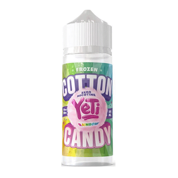 Yeti Cotton Candy Rainbow Short Fill E Liquid 100ml