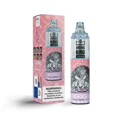 Strawberry Ice Aroma King 7000 Disposable Vape 10x Multipack