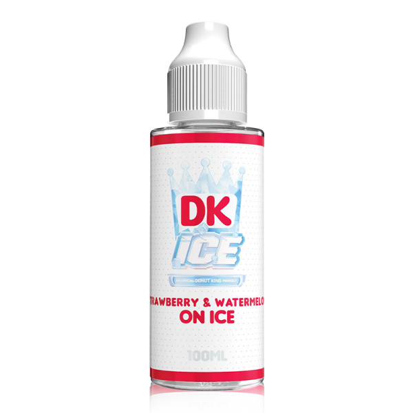 Strawberry and Watermelon on ICE Donut King Ice E Liquid Short Fill 100ml