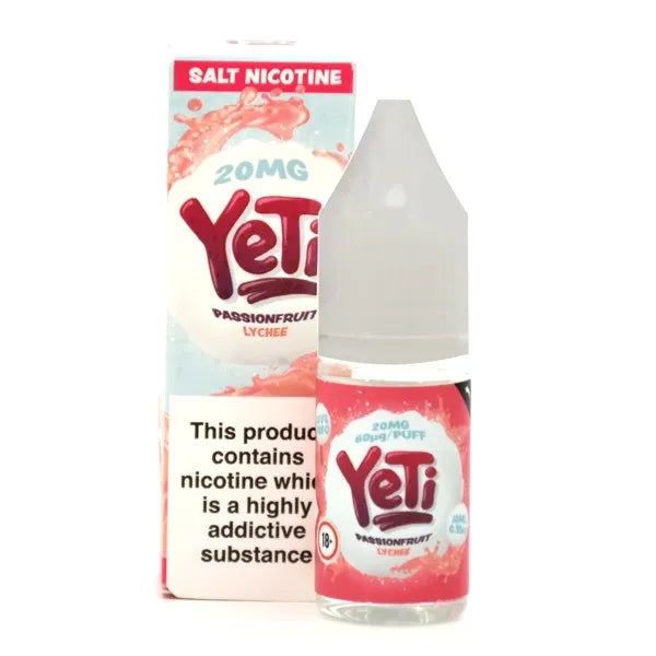 Yeti Passion Fruit Lychee Nic Salt 10ml