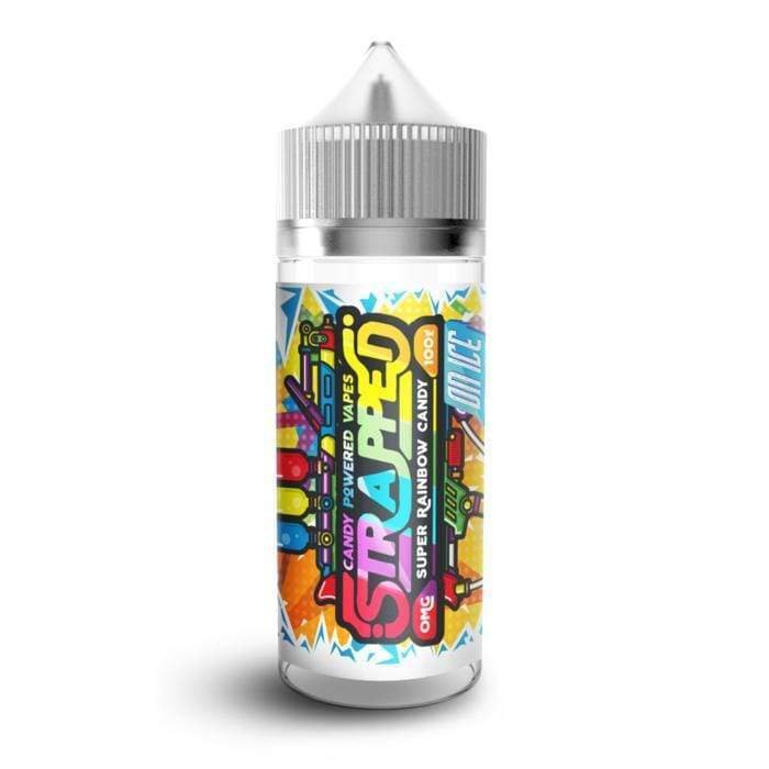 Strapped On Ice - 100ml Shortfill - Super Rainbow Candy