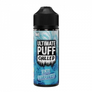 Ultimate Puff Chilled Blue Raspberry Shortfill E Liquid 100ml