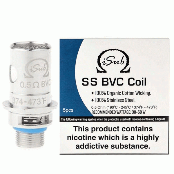 Innokin iSub SS BVC Replacement Vape Coils