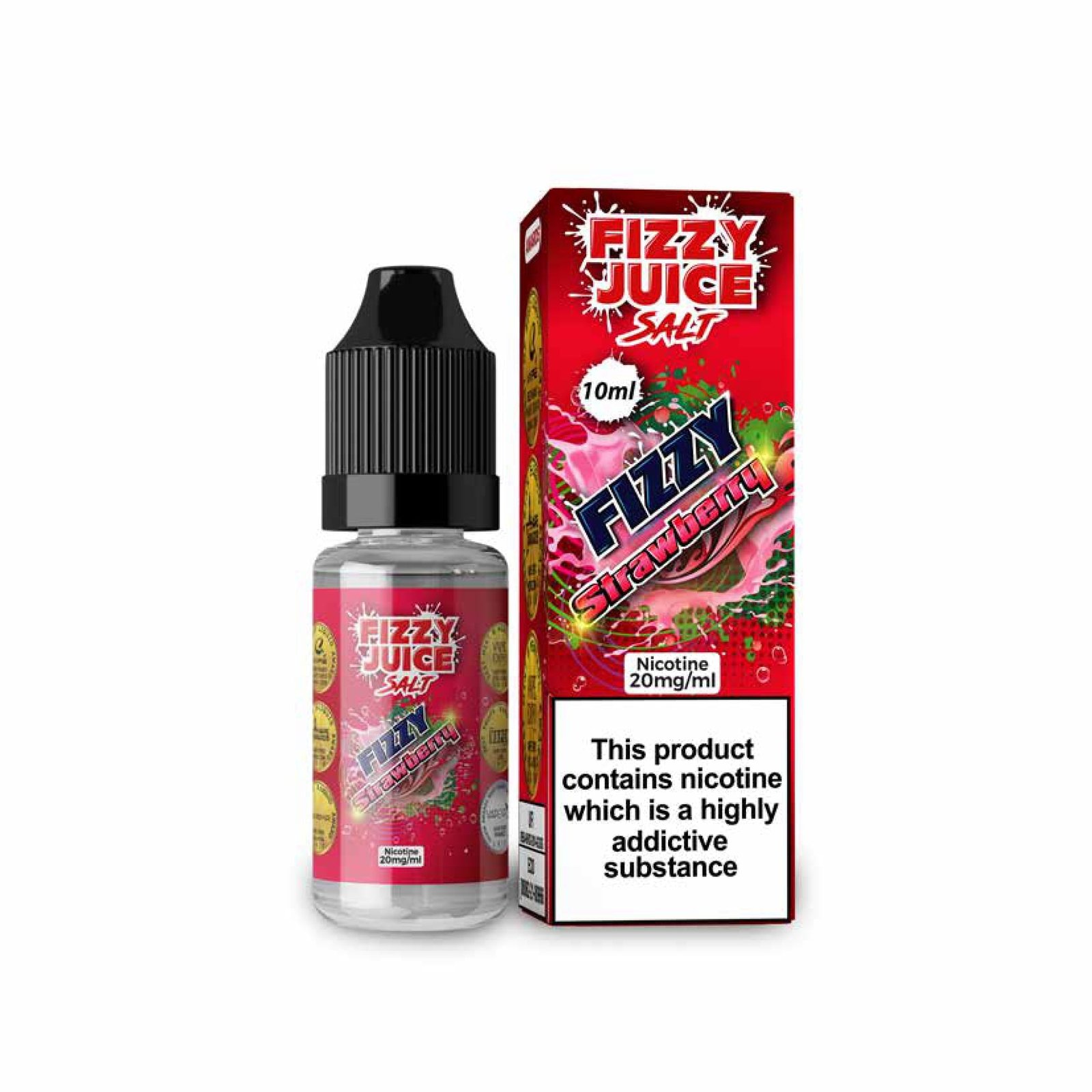 Buy Fizzy Juice Strawberry Nic Salt 10ml