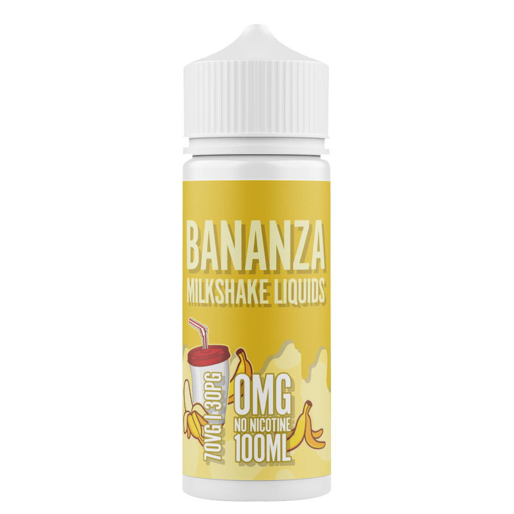 Bananza by Milkshake Liquid Short Fill E Liquid 100ml