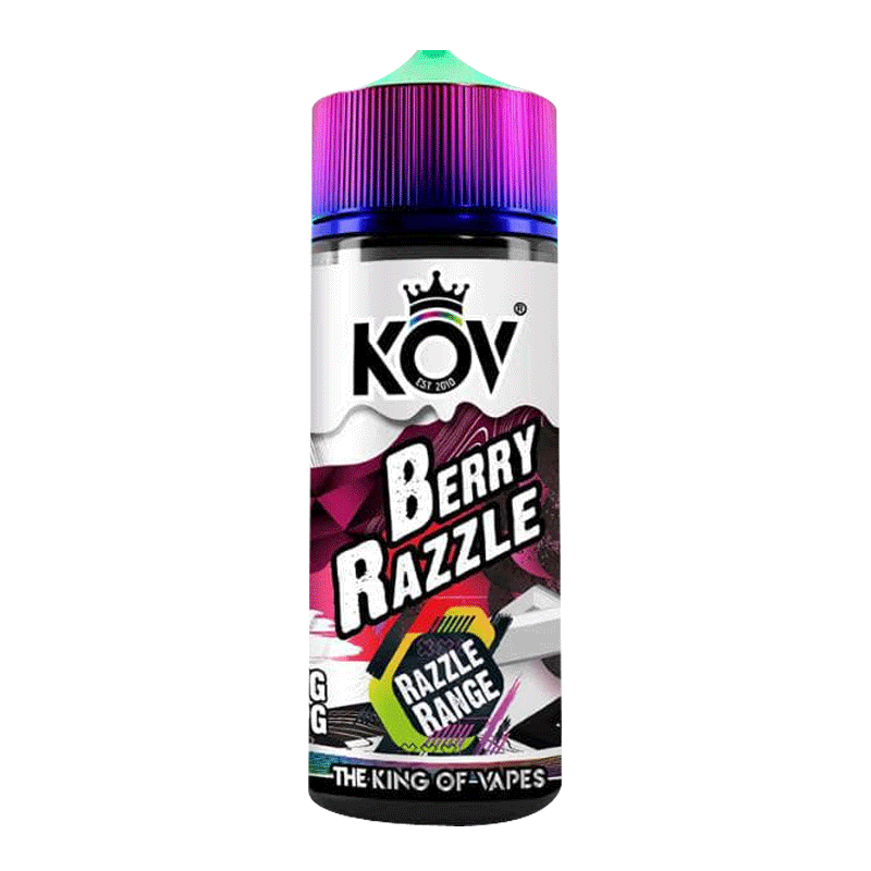 KOV Razzle Range Berry Razzle Short Fill E Liquid 100ml