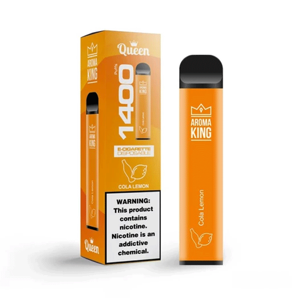 Lemon Cola Aroma King Queen Disposable Device Kit 1400 Puffs