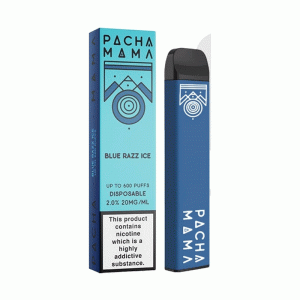 Buy Blue Razz Ice Pacha Mama Disposable Vape Pod Kit 600 Puffs