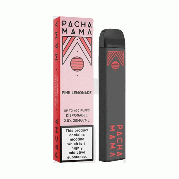 Buy Pink Lemonade Pacha Mama Disposable Vape Pod Kit 600 Puffs