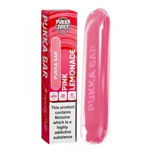 Buy Pink Lemonade Pukka Bar Disposable Vape 600 Puffs