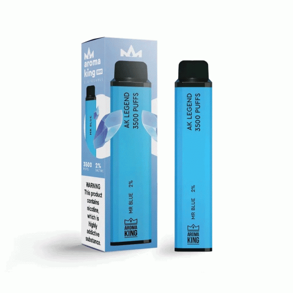 Buy Mr Blue Aroma King 3500 Disposable Vape 10x Multipack