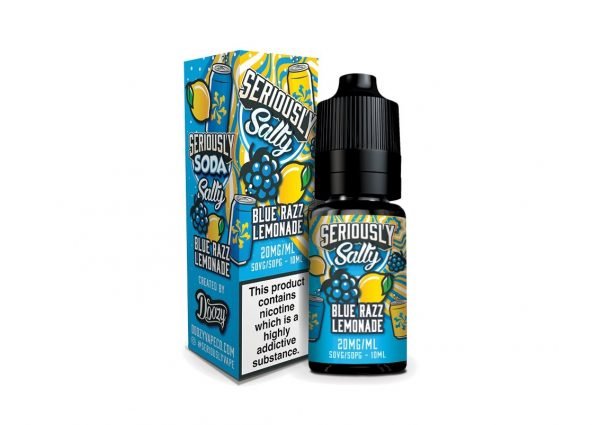 Buy Doozy Seriously Salty Blue Razz Lemonade Nic Salt E-Liquid 10ml