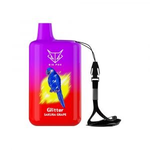 Buy Big Fox Glitter 5800 Sakura Grape Disposable Device