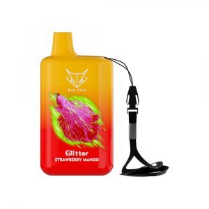 Buy Big Fox Glitter 5800 Strawberry Mango Disposable Device