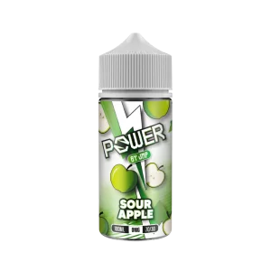 Juice N Power Sour Apple Shortfill E Liquid 100ml