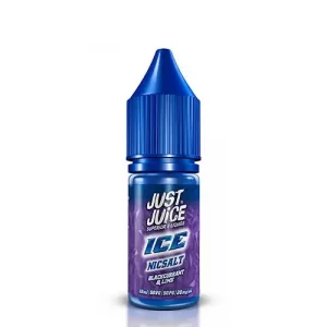 Just Juice Ice Blackcurrant & Lime E-Liquid Nic Salt 10ml