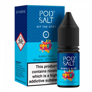 Pod Salt Bubble Blue Candy Rush Nic Salt E-Liquid 10ml