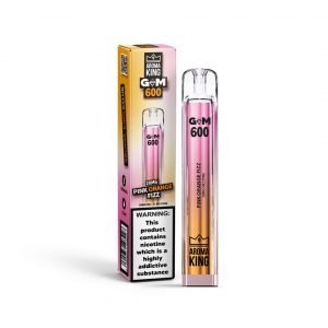Buy Pink Orange Fizz Aroma King Gem 600 Disposable Pod Kit