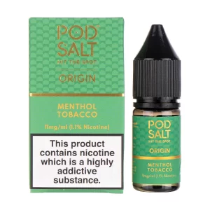 Pod Salt Origin Menthol Tobacco Nic Salt by 10ml