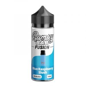 Ramsey Bar Fusion Blue Raspberry Slush Shortfill E Liquid 100ml
