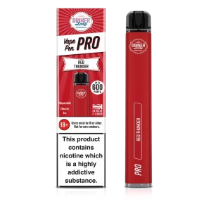 Buy Red Thunder Dinner Lady Vape Pen Pro 600 Disposable Pod Kit