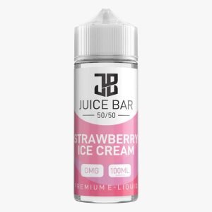 Juice Bar Strawberry Ice Cream Shortfill E Liquid 100ml