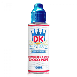 Strawberry And White Choco Pops Donut King Breakfast E Liquid Short Fill 100ml
