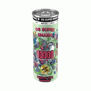 Buy OG Super Smash 10000 Blueberry Sour Raspberry Disposable Vape Device - 20MG