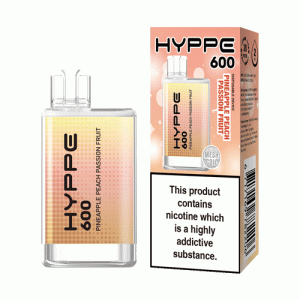 Buy Pineapple Peach Passion Fruit Hyppe 600 Disposable Vape Device - 20MG