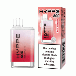 Buy Red Apple Ice Hyppe 600 Disposable Vape Device - 20MG