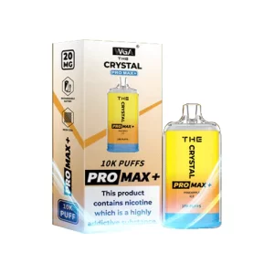 Buy The Crystal Pro Max Plus 10000 Pineapple Ice Disposable Vape Device - 20MG