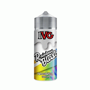 IVG Range Rainbow Blast Short Fill E-liquid 100ml